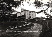 L.C. Inn from the Lake Shore Drive. Lake Clear, N.Y. #11.