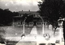 A Glimpse of the House from the Dock. [B. Mt. H.] Old Forge, N.Y.