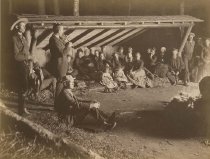 336. Raquette Lake Hotel. Open Camp at Night.