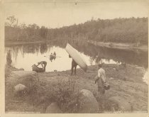 390. Raquette River. At Sweeney Carry.