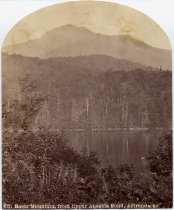 407. Basin Mountain, from Upper Ausable Pond, Adirondacks.