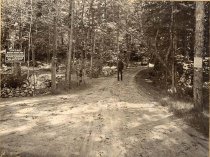 Uncas Boundary. Looking from the Sagamore lodge Boundary