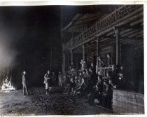 Adirondack Lodge. By the Campfire.