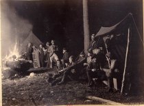 Adirondack Survey. Camp near Long Lake, 1888.