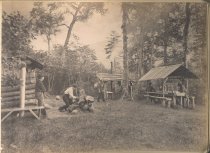 Upper AuSable lake. A West-Side Camp.