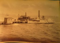 773. Steamboat Landing, Liberty Island, New York Harbor.