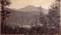 37. Basin Mountain, from Upper Ausable Pond, Adirondacks.