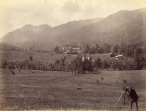 729. St. Hubert's Inn from Windybrow, Adirondacks.