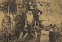 photo - mounted; sepia?; print