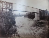 41. Adirondack Railway. Bridge at Luzerne.