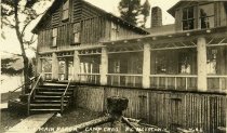 Corner of Main Porch, Camp Crag. Big Moose, N.Y. No. 45