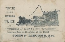 Saranac Lake and Ausable chasm stage.