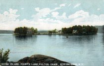 Cedar Island, Fourth Lake, Fulton Chain, Adirondacks, N.Y.