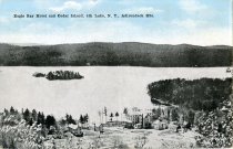 Eagle Bay Hotel and Cedar Island, 4th Lake, N.Y., Adirondack Mts.