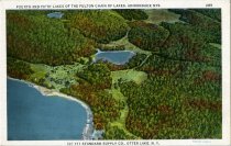 Fourth and Fifth Lakes of the Fulton Chain of Lakes, Adirondack Mts.