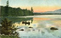 Adirondack Mts., N.Y., Sunset on Utowana Lake