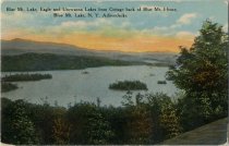 Blue Mt. Lake, Eagle and Utowana Lakes from Cottage back of Blue Mt. House, Blue Mt. Lake, N.Y., Adirondacks