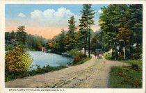 Drive Along Fifth Lake, Adirondacks, N.Y.