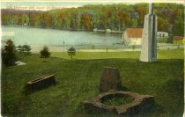 Old Hammer and Anvil on Hotel Grounds, Old Forge, N.Y.