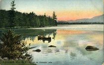 Adirondack Mts., N.Y., Sunset on Utowana Lake