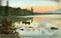Adirondack Mts., N.Y., Sunset on Utowana Lake