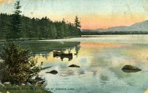 Adirondack Mts., N.Y., Sunset on Utowana Lake