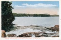 Glimpse of Lake from Top of Bog River Falls, Tupper Lake, N.Y.