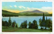 Lake Placid and Whiteface Mt. from Porch of Whiteface Inn
