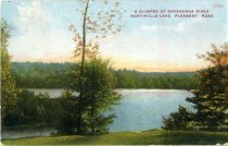 A Glimpse of Sacandaga River, Northville - Lake Pleasant Road