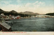 Lake Flower from Bridge, Saranac Lake, N.Y.