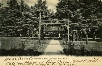 Entrance to Park, Sacandaga Park, N.Y.