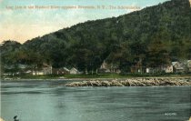 Log Jam in the Hudson River opposite Riverside, N.Y., The Adirondacks