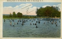 Bathing Scene in the Sacandaga River, at Sacandaga, N.Y.