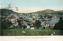 General View of Saranac Lake and Mt. Baker, N.Y.
