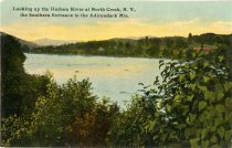 Looking up the Hudson River at North Creek, N.Y., the Southern Entrance to the Adirondack Mts.