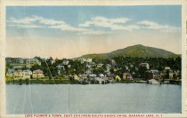 Lake Flower & Town, East End from South Shore Drive, Saranac Lake, N.Y.