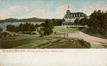 Adirondack Mountains, The Algonquin on Lower Saranac Lake.