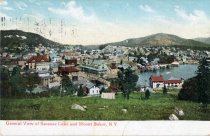General View of Saranac Lake and Mount Baker, N.Y.