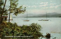 Lower Saranac Lake from Algonquin Hotel, Adirondack Mts., N.Y.