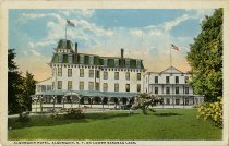 Algonquin Hotel, Algonquin, N.Y. on Lower Saranac Lake.