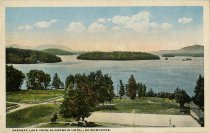 Saranac Lake from Algonquin Hotel, Adirondacks.
