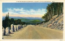 One of the Hairpin Curves on the Whiteface Mountain Memorial Highway