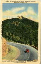 One of the Hairpin Curves on the Whiteface Mountain Memorial Highway