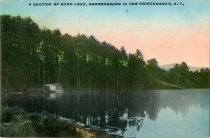 A Section of Echo Lake, Warrensburg In The Adirondacks, N.Y.