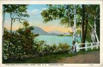View from State Highway, Brant Lake, N.Y., Adirondack Mts.