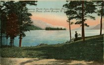 Looking North from Sherman House, French Point, Lake George, N.Y.