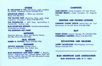 Blue Mountain Lake Business Directory