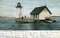 A Familiar Scene at the 1000 Islands N.Y.