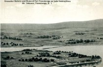 Grenadier Battery and Ruins of Fort Ticonderoga on Lake looking from Mt. Defiance, Ticonderoga, N.Y.