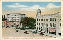Birdseye View of Memorial Park from the Flanagan, Malone, N.Y.